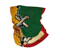 Combinaison De Drapeaux Vintage du Mexique Et De L'Espagne Unisexe Cache Cou Douce Bandeau Coupe-Vent Bandana pour Hiver Course À Pied Pêche Randonnée