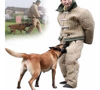 Combinaison de dressage pour chien - Vêtements de protection pour grands chiens, manches à morsure professionnelles pour dressage de chiens de police, ensemble veste et pantalon