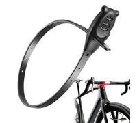 Combinaison de fermeture éclair - Câble de de vélo pour casque avec combinaison - Matériel de protection antivol réglable pour porte, skateboard, armoire, scooter, poussette