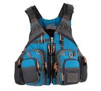 Combinaison de flottabilité Portable for la pêche, Sports Nautiques en Plein air, Couleur vive, Haute visibilité, Poitrine réglable, équipement de Sauvetage(Sky Blue)