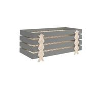 Combinaison de lit - 4 - 90x200cm gris