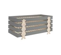 Combinaison de lit - 4 - 90x200cm gris