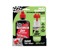 Finish Line – Lubrifiants pour chaîne – Combo No Drip + Cross Country – 120 ml