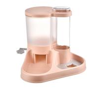 Combinaison de mangeoire et abreuvoir pour animaux domestiques, distributeur automatique de nourriture et bol à eau 2 en 1, récipient transparent pour petits animaux, chiens, chats et plus