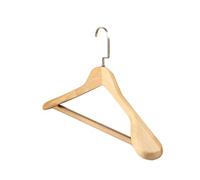 Combinaison de manteau de qualité supérieure - Cintre large en bois massif - Pour la maison et les organisateurs - Seau à chaussures avec couvercle (F, taille unique)