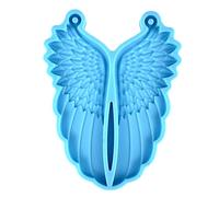 Combinaison de moules à boucles d ' oreilles en forme d ' aile d ' ange, moule d ' ornement en résine époxy, pendentif en résine adapté à la décoration intérieure, moules à ailes d ' ange pour époxy