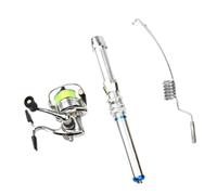 Combinaison de moulinets de pêche télescopiques - Kit de canne à pêche Pocket Pen Kit de canne à pêche portable | Combo de canne à pêche léger pour adultes, de pères, pêche en plein air, eau