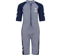 Hummel Morgat Short Sleeve Front Zip Uv Shorty Bleu 86 cm Garçon