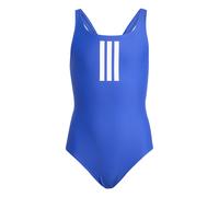 Adidas Maillot de bain fille 3-Stripes Semi Lucid Blue/White 9-10 ans