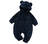 Combinaison de Neige d'hiver pour Bébé Rompers garçons Filles Barboteuse Manches Longues Tenues Barboteuses Pyjamas Vêtements Nouveau-né Oreilles Animal GrenouillèRe Naissance 0-18 Mois