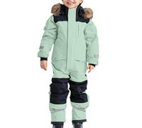 Combinaison de neige isolée robuste pour enfants plus grands, combinaison de ski coupe-vent toutes saisons avec doublure thermique pour les aventures en plein air hivernales extrêmes., Vert clair., 10