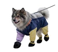 Combinaison de neige pour chien - Combinaison d'hiver pour chiots par temps froid, imperméable, antidérapante et en PU avec bottes attachées | Tenues d'hiver pour chiots pour chiots, randonnée, petite