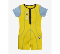 Combinaison de néoprène Arena Friends AWT jaune gris blanc enfant - 7-8