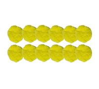 Combinaison De Nettoyage Universelle En Tissu De Vadrouille, 12 Pièces, For Robot De Nettoyage De Vitres Rondes, Compatible Avec Purerobo, Compatible Avec Hobot,388(Yellow 12pcs)