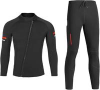 Combinaison de plongée 2 pièces en néoprène 1,5 mm pour homme et femme - Surf, bodyboard, plongée