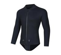 Combinaison de plongée à Capuche en néoprène 3 mm for Homme, Ensemble Deux pièces séparé, for la sous-Marine et Chasse(Front Open Top,S)