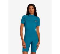 Combinaison de plongée Billabong 2mm Foil bleu femme - M