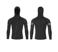 Combinaison De PlongéE Combinaison de plongée en néoprène for Femmes et Hommes, 1.5mm, Veste, Haut Fendu, Manches Longues, Combinaison apnée Surf(BSM2003-B,XS)