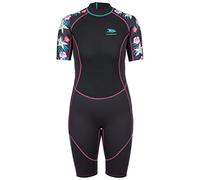 Trespass Sonar 3 Mm Woman Short Sleeve Back Zip Neoprene Suit Noir L Femme