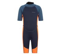 Mountain Warehouse Combinaison de Plongée en Néoprène pour Enfant - Corps: 2.5mm, Fermeture Éclair Glissant Facilement, Coutures Plates - pour l'Été et la Plongée Orange Vif 11-12 Ans