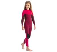 Jobe Boston 3/2 Mm Junior Long Sleeve Back Zip Shorty Rouge 16 Years Enfants