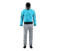 Combinaison De PlongéE Homme Combinaison étanche for Femme, Manchettes en Latex et col Anti-éclaboussures, Rembourrage for eaux calmes, océan et rivière(Blue,M)