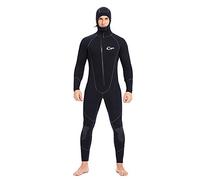 Combinaison de plongée XL en néoprène ultra extensible de 7 mm pour homme avec fermeture éclair sur le devant pour la plongée avec tuba, la plongée sous-marine, la natation