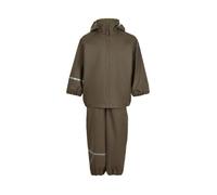 Combinaison de pluie - Basic - Vert armée - Polyester - Capuche détachable 120 cm