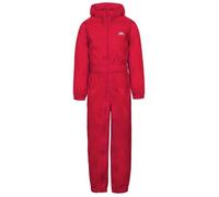 Trespass Combinaison imperméable à capuche – Rouge – Garçon 3-4 ans