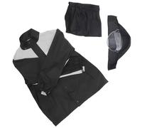 Combinaison de Pluie Moto Homme, Veste et Pantalon PU Réfléchissants | Usage Extérieur par Temps Venteux, Taille 2xl, Coupe à Taille Élastique, Facile à Enlever
