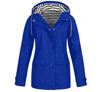 Combinaison de pluie Unisex Rain Basic Jacket Waterproof Packaway Anorak coupe-vent Long Veste Slim Fit Grande Taille Vestes Sport Randonnée