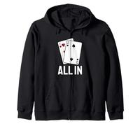 Combinaison de Poker Amusante 7-2 All in Texas Holdem Sweat à Capuche