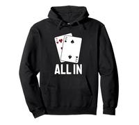 Combinaison de Poker Amusante 7-2 All in Texas Holdem Sweat à Capuche
