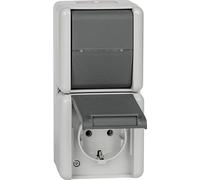 Combinaison de prises de courant Jung AP 876 W/WG 800