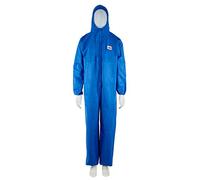 3M 4515B Combinaison de protection, bleu, TYPE 5/6, taille 3XL, matériel SMMS peu pelucheux, finition élastique x20 morceau