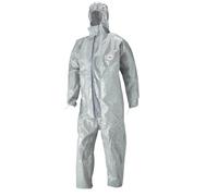 Combinaison de protection 3M 4570, grise, type 3/4/5/6, taille 3XL, extrêmement robuste, coutures scellées, double fermeture éclair, matériau léger et souple, taille 3XL x1 morceau