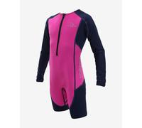 Combinaison de protection Aqua Sphere Stingray HP2 manche courte rose bleu marine enfant - 10