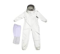 Combinaison de protection for culteur, veste d'culteur, vêtements for enfants et adultes, combinaison complète Anti-abeille, vêtements for culteur en coton(XXL Sleeve Gloves C)