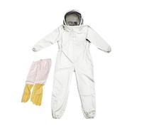 Combinaison de protection for culteur, veste d'culteur, vêtements for enfants et adultes, combinaison complète Anti-abeille, vêtements for culteur en coton,Confortable à porter(XXL Canvas Gloves C)
