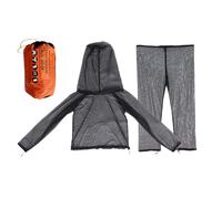 Combinaison de protection intégrale anti-mouches | Filet léger et respirant en maille avec pochette de transport pour randonnée, camping, escalade, XXL, Refer to description