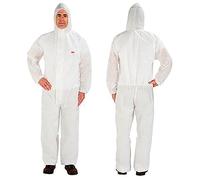 Combinaison De Protection Jetable 3m Homme, Taille M, Tissu Sms Blanc ( Prix Pour 1 )