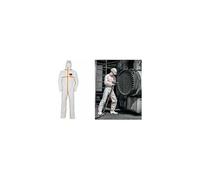 uvex Combinaison de protection jetable 4B 98375 Blanc/Orange Taille M