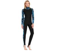 Combinaison de protection solaire en néoprène à manches longues rashguard - Convient pour la plongée libre, la plongée en apnée et le surf, vêtements toutes saisons (1009-violet-le, XXXL)