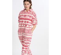 Combinaison de pyjama à motifs avec capuche - Maysa - XS - Red - Femme - Etam