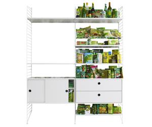 Combinaison de rangements 157x200x30cm WxHxD 157x200x30cm