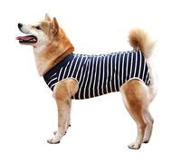 Combinaison de récupération chirurgicale pour Chien Maillot de récupération pour Chien m?Le Femme C?ne E Alternative pour Animal Domestique Combinaison chirurgicale Post-opératoire (Bleu1,L)