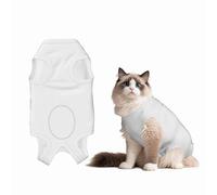 Combinaison de récupération de couleur blanche naturelle pour chiens et chats après une chirurgie, chemise de convalescence, grenouillère pour chien
