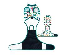 Combinaison de Récupération pour Chien Mâle - Vêtement Anti-Léchage pour Chien - Textile Respirant Confortable Réhabilitation Quotidienne Soin Prévention Intérieur Extérieur