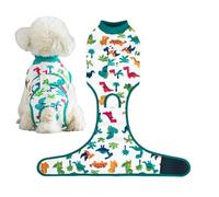 Combinaison de récupération pour chiens - Combinaison post-opératoire anti-léchage pour chiens | Vêtements respirants et confortables pour blessures réhabilitation sommeil quotidien chiot maison
