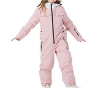 Combinaison de Ski Enfant Garçon Fille Combinaison de Ski ado Ensembles de Neige Doudoune à Capuche Salopettes Zippé Imperméable Vêtements de ski Veste en Duvet Hiver Chaud Tenue Plein Air